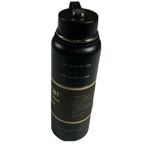 Bottled Joy Stainless Steel Water Bottle Reusable BPA Free 32 oz Black